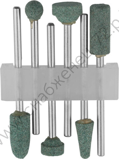 STAYER 6 предм., Набор насадок шлифовальных абразивных по камню (29921-H6)
