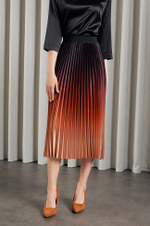 4820 Юбка женская (бордовый градиент)