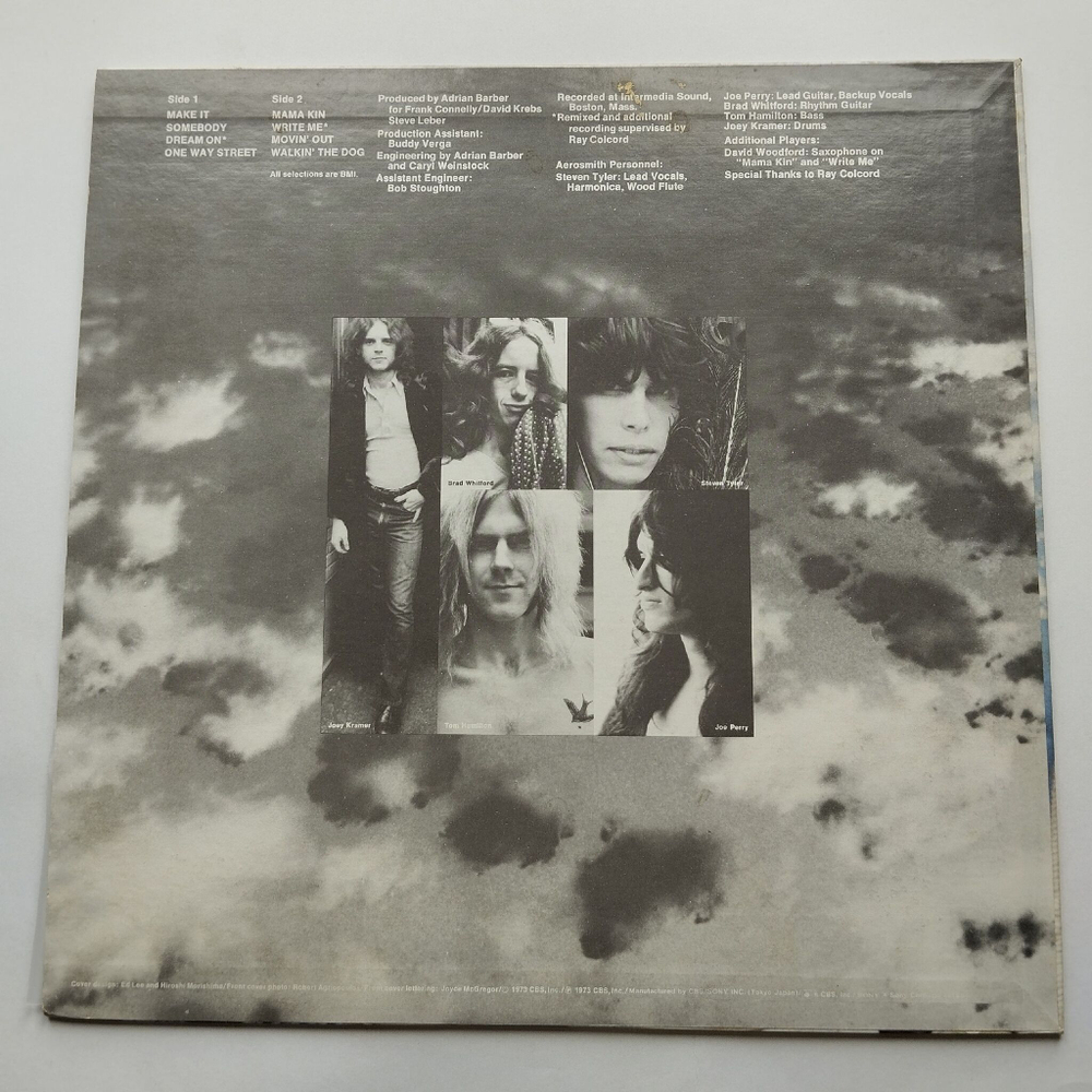 Винтажная виниловая пластинка LP Aerosmith (Japan 1975) (No Obi) Dream On