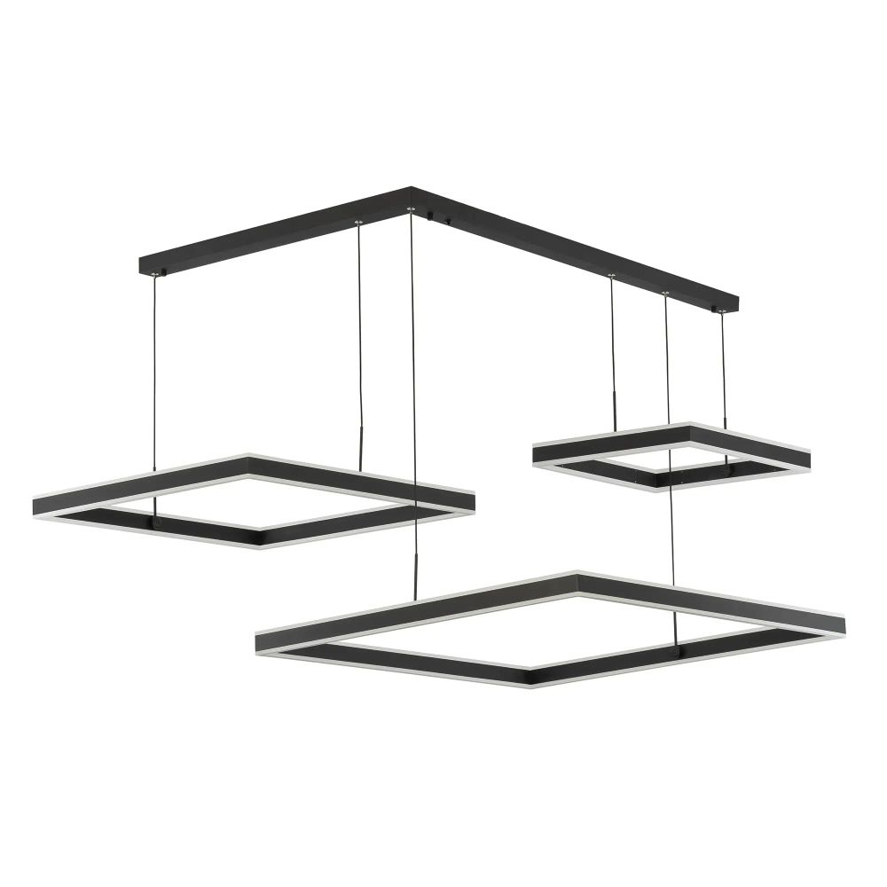 Citilux Дуэт CL719K311 LED Люстра подвесная с пультом Чёрная