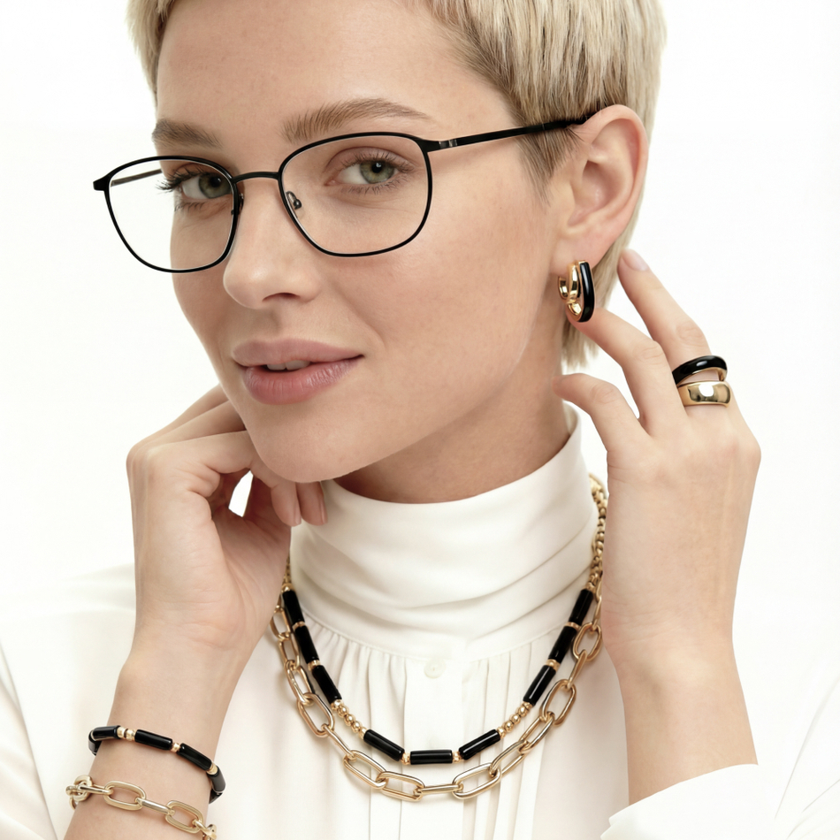 Кольцо Fiore Luna BLACK EPOXY KBR04001-01 G