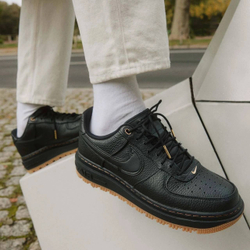 Nike Air Force 1 Low Luxe "Black Gum"