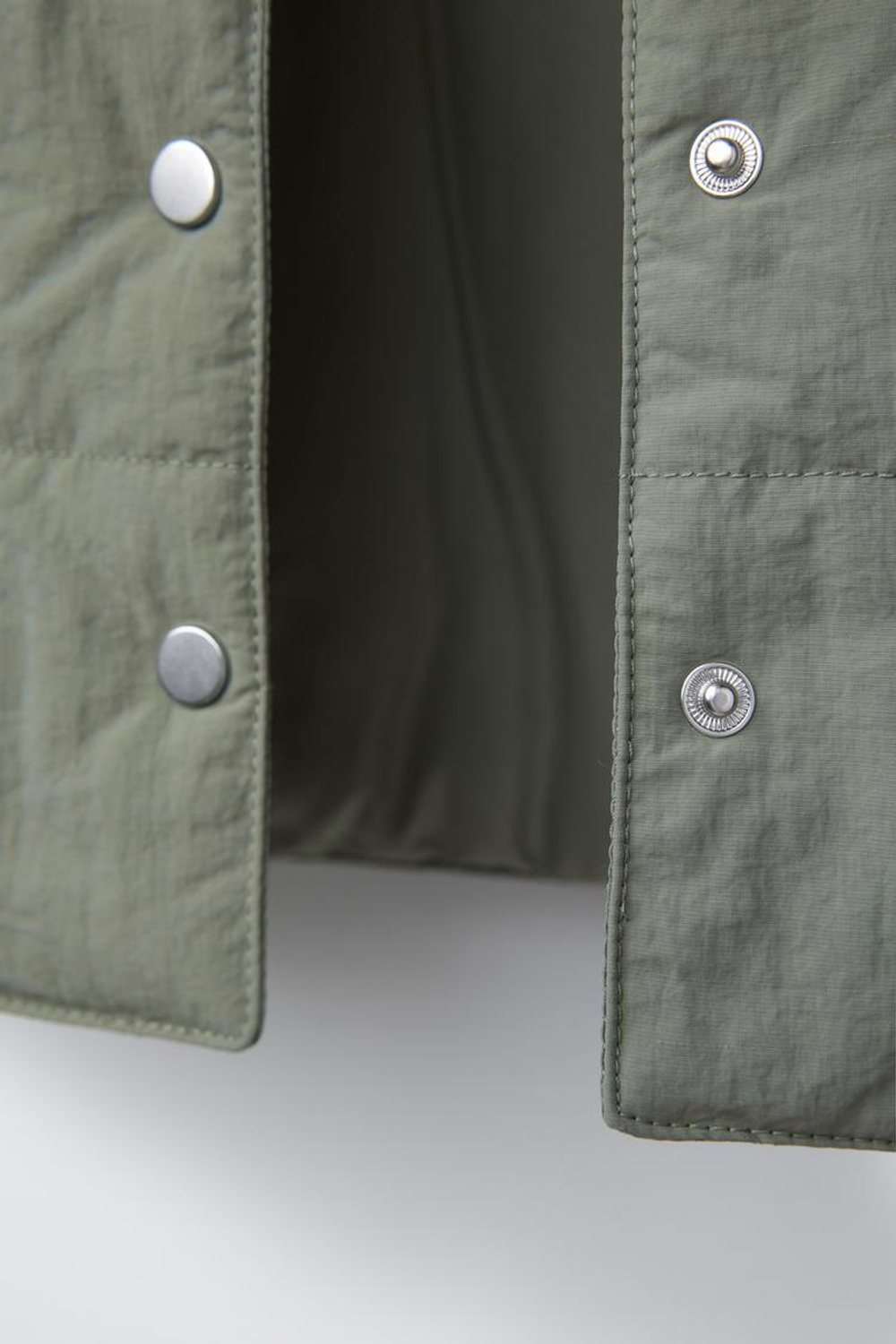 ZARA КУРТКА ИЗ НЕПРОМОКАЕМОЙ ТКАНИ, МЯТНЫЙ