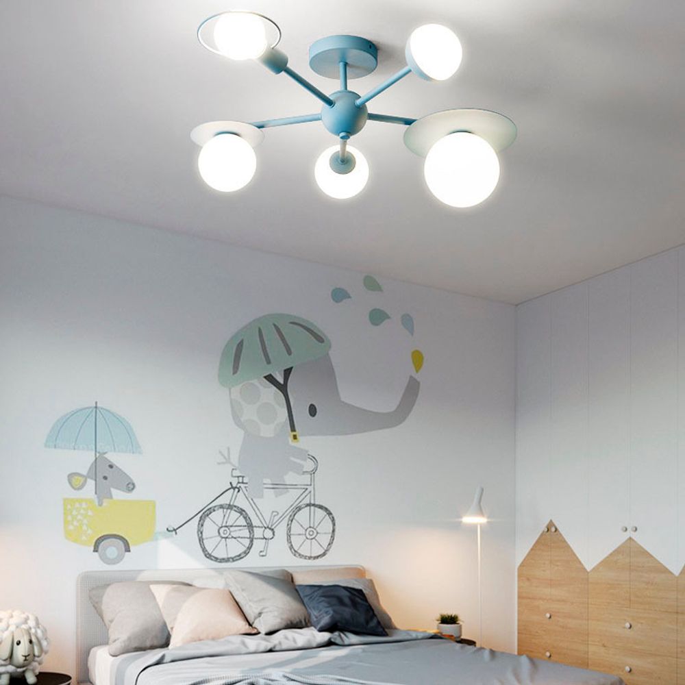 Люстра На Штанге Hendy Blue By Imperiumloft