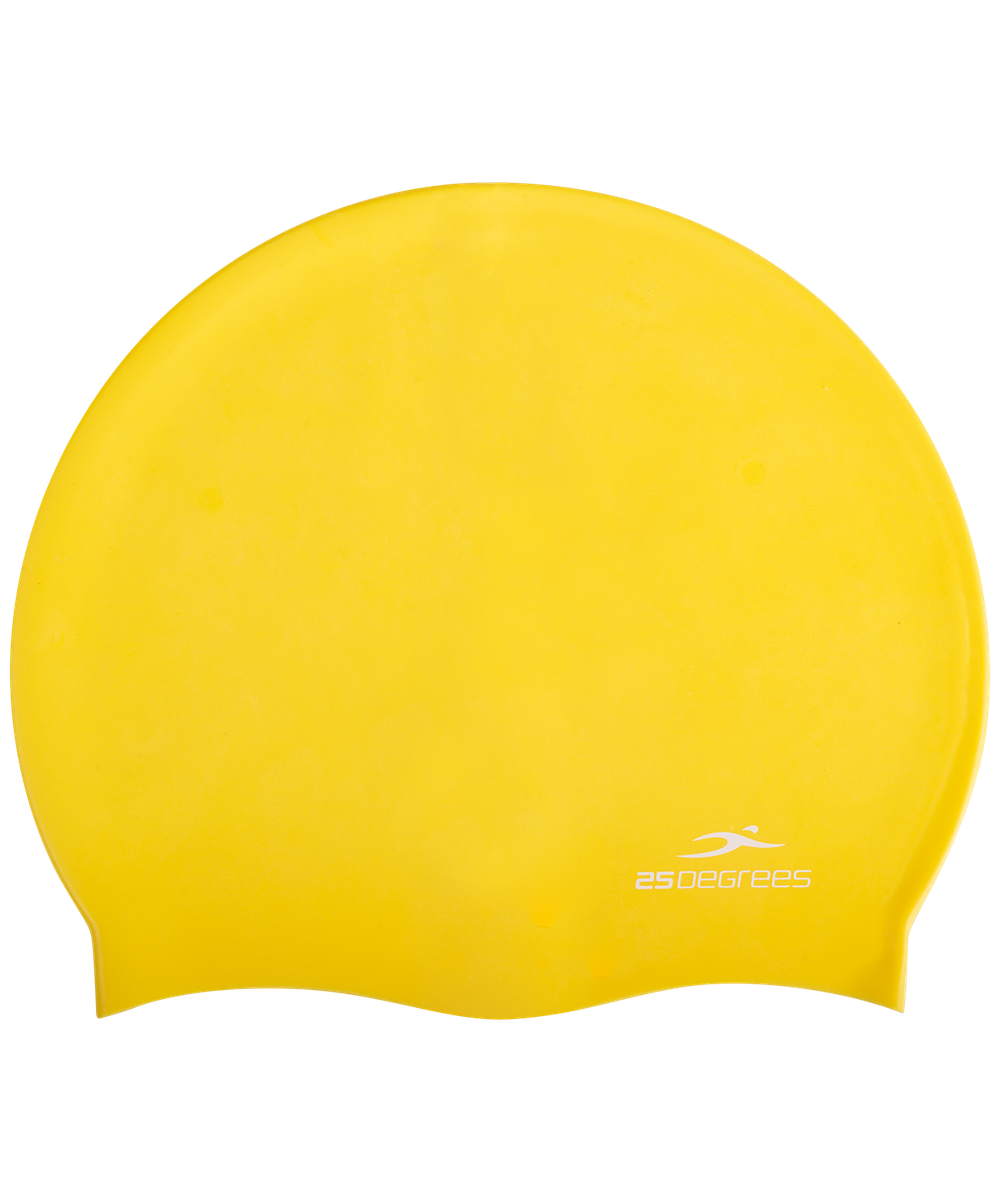 Шапочка для плавания Nuance Yellow, силикон, подростковый