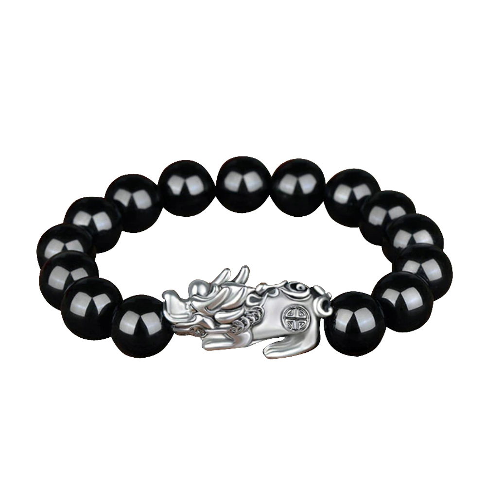 Браслет-Амулет Обсидиан Денежная защита SBF-013