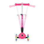 Самокат Globber Junior Foldable Lights розовый
