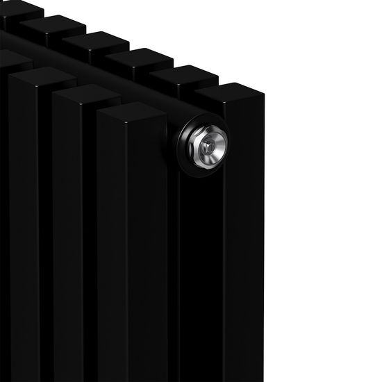 Радиатор Royal Thermo Shift Q30 VC2180 - 12 секций трубчатый нижнее подключение (чёрный RAL 9005m)