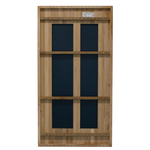 Зеркало настенное прямоугольное Пиафорте 1195х630 с деревянной рамой / зеркало в прихожую из массива дикого дуба