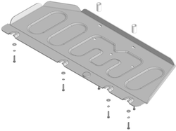 Защита алюминиевая MOTODOR для Voyah Dream; Passion арт.348607