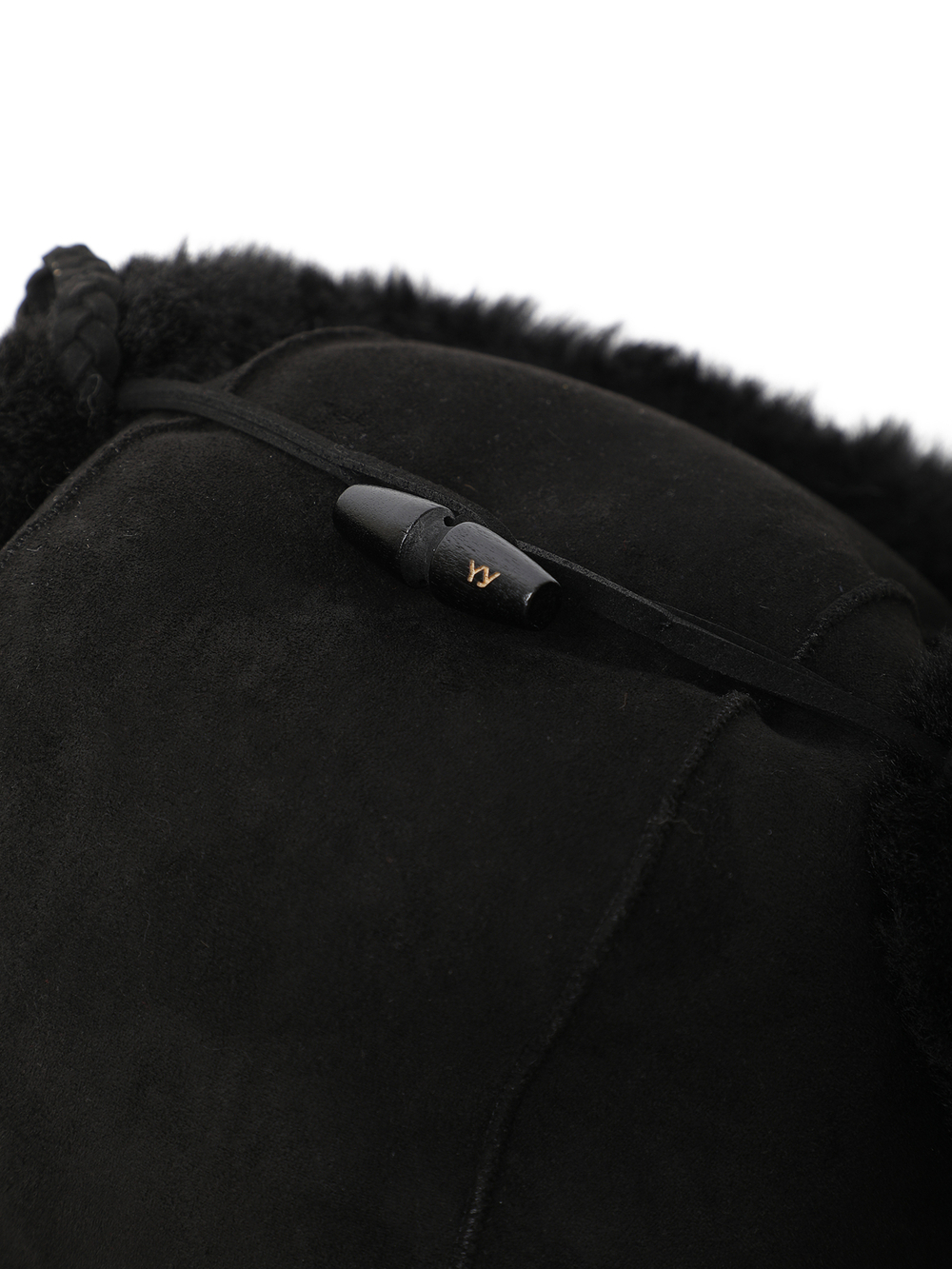 Шапка Braided Shearling Trapper