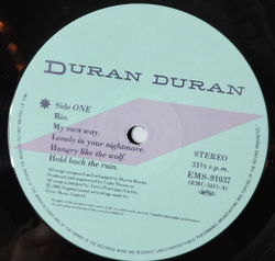 Винтажная виниловая пластинка LP Duran Duran Rio (Japan 1982) (Obi) New Religion