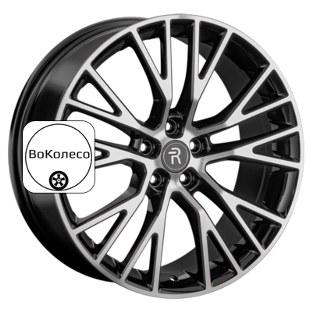 8x19/5x108 ET46 D63,3 LR118 BKF (конус, C570) Replay