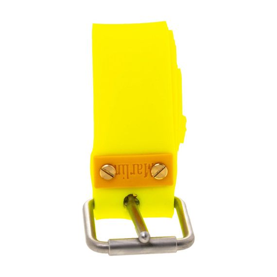 Грузовой ремень силиконовый с марсельской пряжкой Marlin Желтый