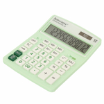 Калькулятор настольный BRAUBERG EXTRA PASTEL-12-LG (206x155 мм) 12 разрядов двойное питание МЯТНЫЙ
