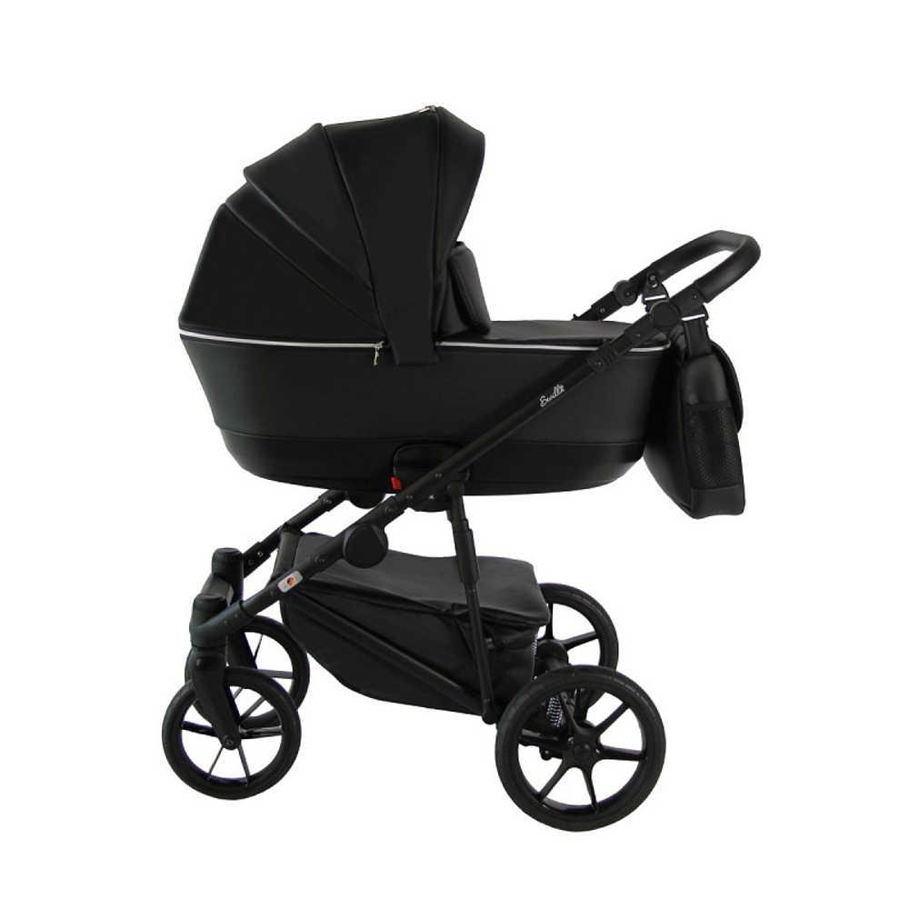 Детская коляска Sevillababy Tisso 2 в 1 черный экокожа