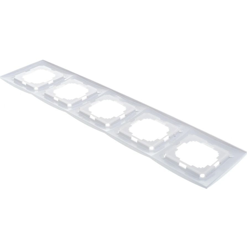 Рамка 5-я NILSON Touran белый 24110095