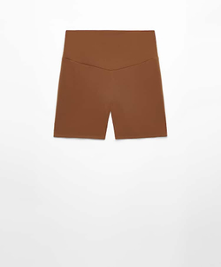 OYSHO Велосипедки Hot Pants Comfortlux с высокой посадкой длиной 10 см, коричневый