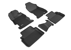 Коврики салона Sotra 3D Lux для Subaru XV 2017- черные. Артикул ST 74-00676