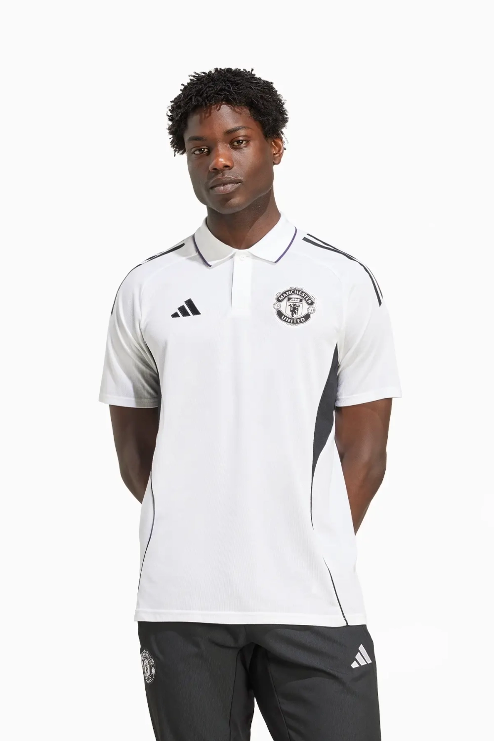 Футболка adidas Manchester United 25/26 Polo - белый