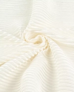 Трикотаж гофре. Цвет- Молочный