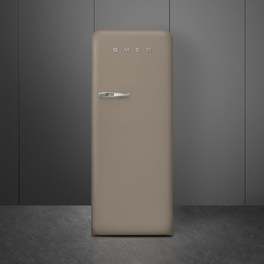 Отдельностоящий однодверный холодильник Smeg FAB28RDTP5