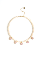 Колье "Pearl Love Rose" Gold