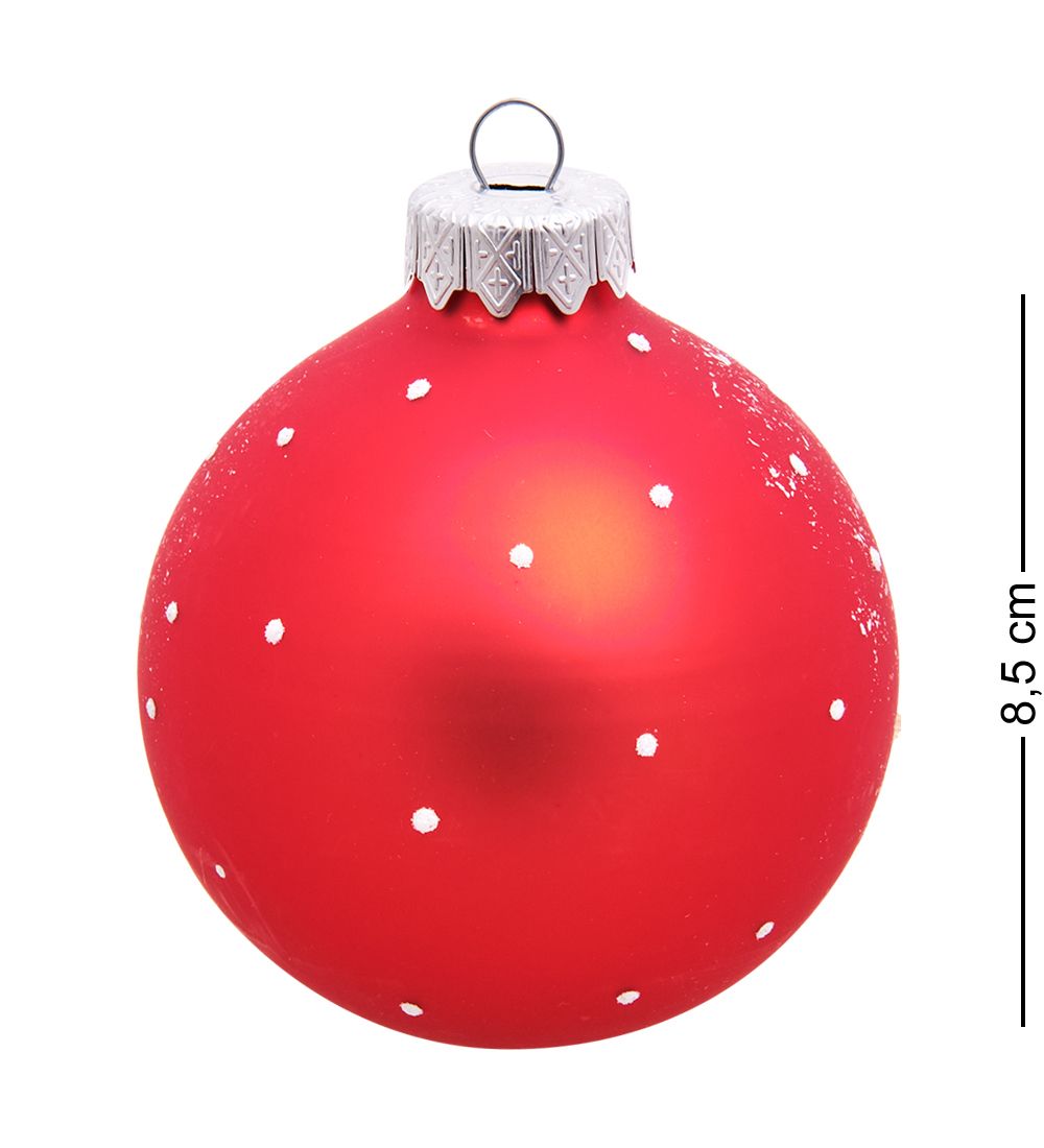 Элита НФШ-1021 Ел. украшение Шар «Снеговик с ёлкой» 85 мм