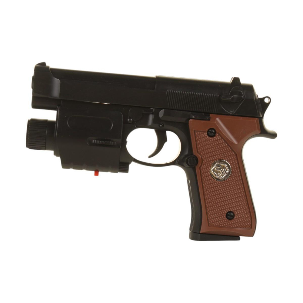 Пистолет с лазер. прицелом 757-1 в пакет 100002626