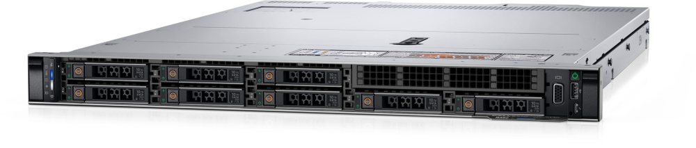 Стоечный сервер - Dell PowerEdge R450 G15, 1U, 8x 2.5“, 2x Xeon[4309Y] 8 Cores, 128Gb, 210-AZDS