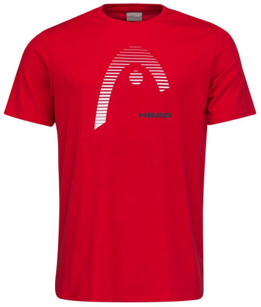 Мужская теннисная футболка Head Club Carl T-Shirt - красный