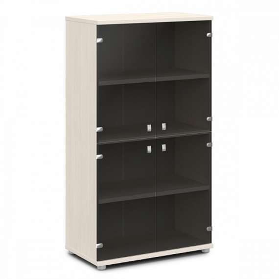 Шкаф со стеклом средний 820х440х1490 V-668