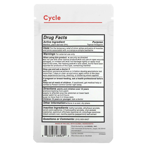 The Good Patch, Cycle Patch, 4 шт.