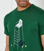 Футболка Tennis Heritage Lacoste - зеленый(TH2101)