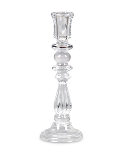 Подсвечник стеклянный 30см Rasteli