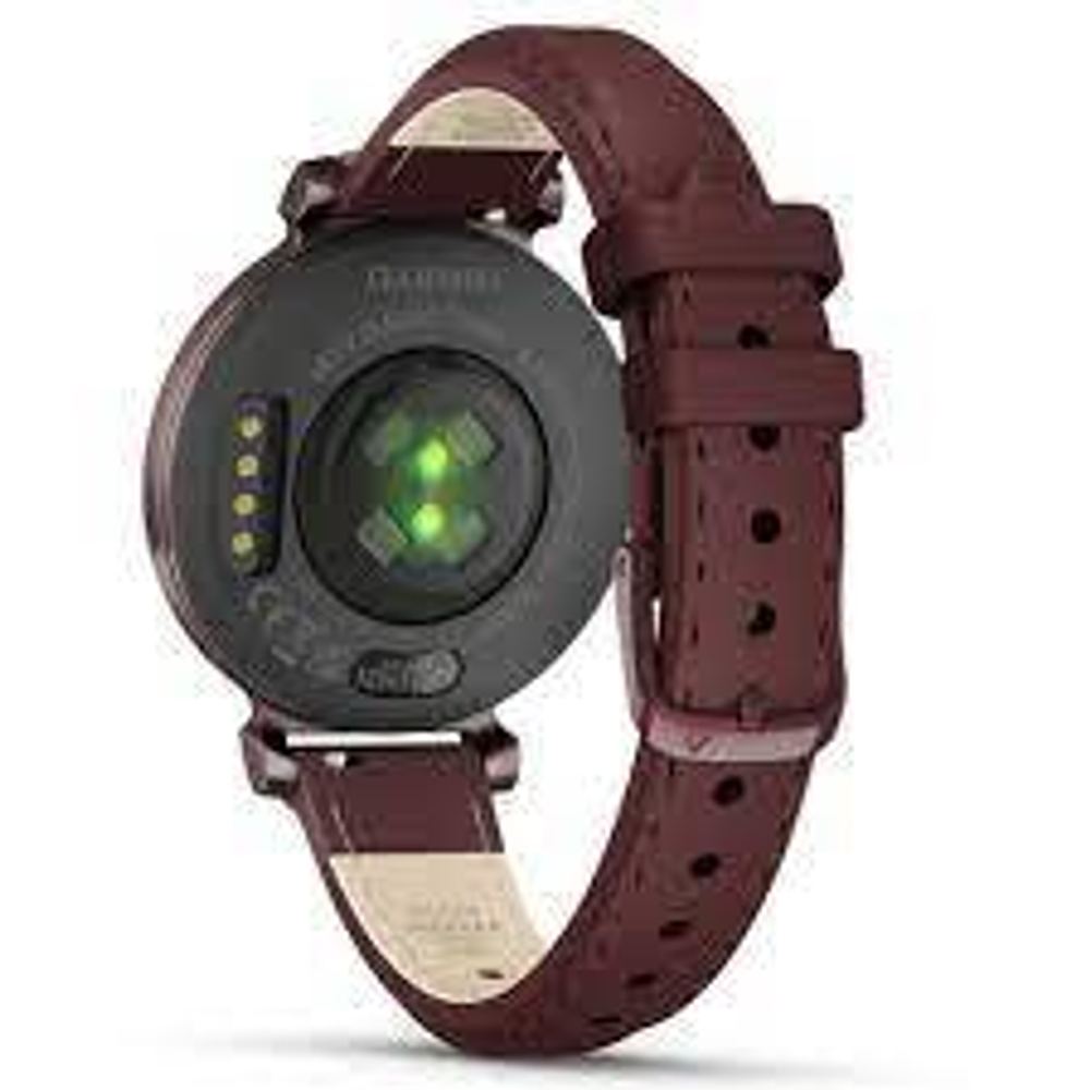 Смарт-часы Garmin Lily 2 Classic Dark Bronze with Mulberry Leather Band, 010-02839-03