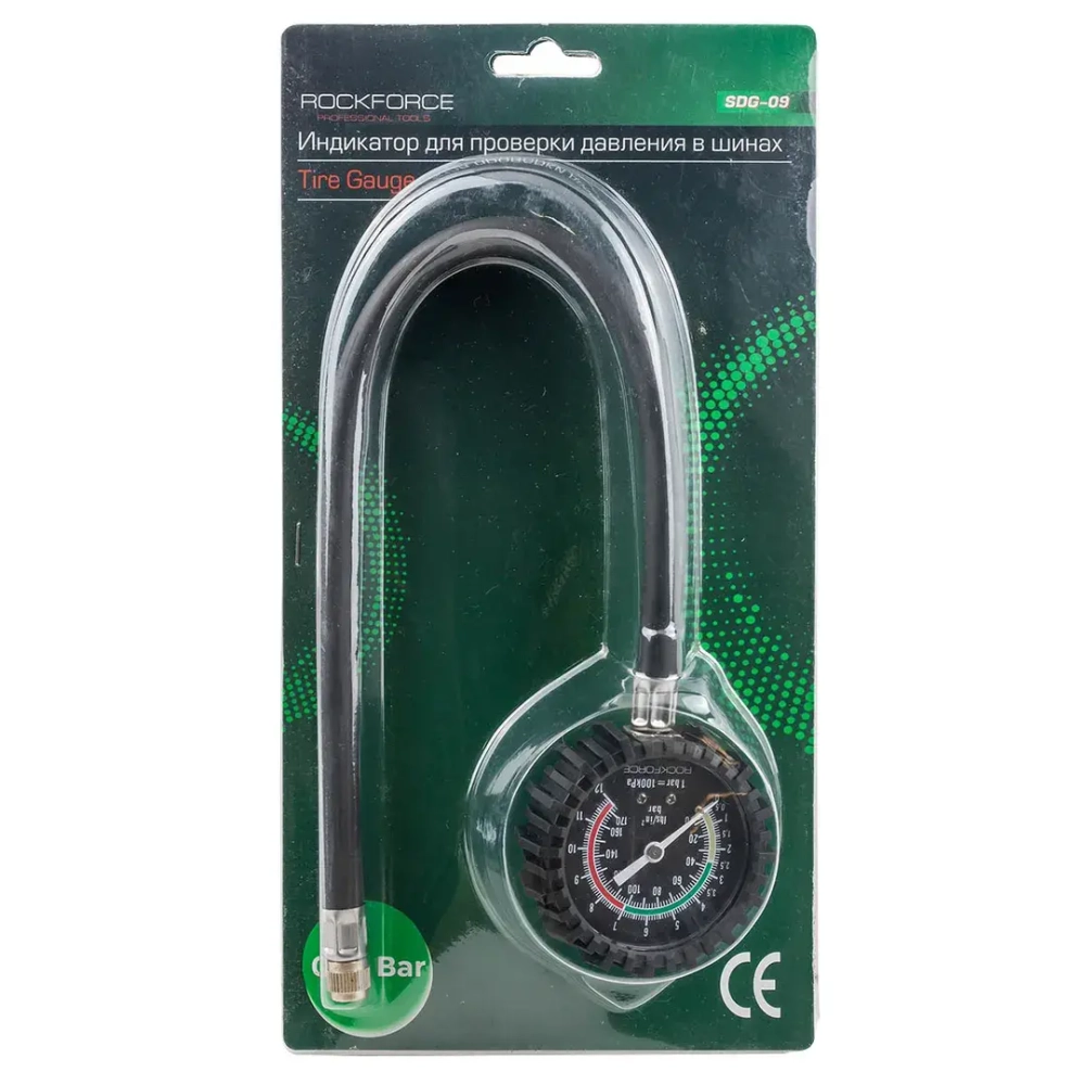 Индикатор для проверки давления в шинах (0-12 Bar) RockForce RF-SDG-09