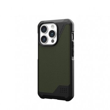 Чехол с поддержкой MAGSAFE Uag Metropolis LT ткань Kevlar для iPhone 15 Pro 6.1", цвет оливковый (Kevlar Olive)