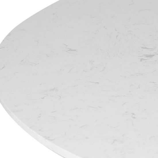 Обеденный стол Marnay диаметр 120 искусственный мрамор 