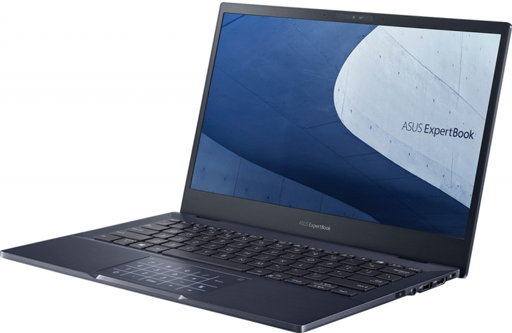 Ноутбук Asus Expertbook B5302CEA-KG0482W Core i5 1135G7 8Gb SSD512Gb Intel Iris Xe graphics 13.3" OLED FHD (1920x1080) Windows 11 black WiFi BT Cam 90NX03S1-M06180