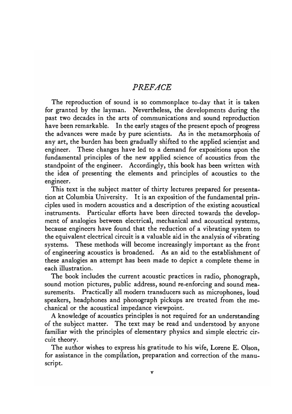 Elements of Acoustical Engineering | Harry Ferdinand Olson