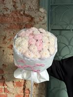 Букет из хризантемы в розовом оттенке