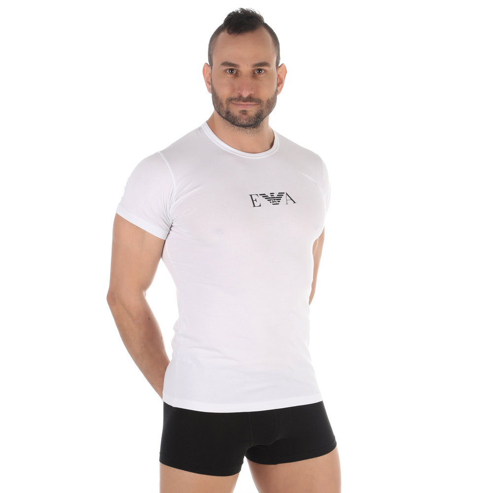 Набор мужских футболок 2в1 белый Emporio Armani 111267_CC715 04710