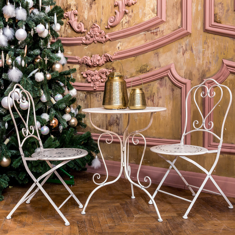 Стул складной Объект мечты Жарден белый антик OM-21061613