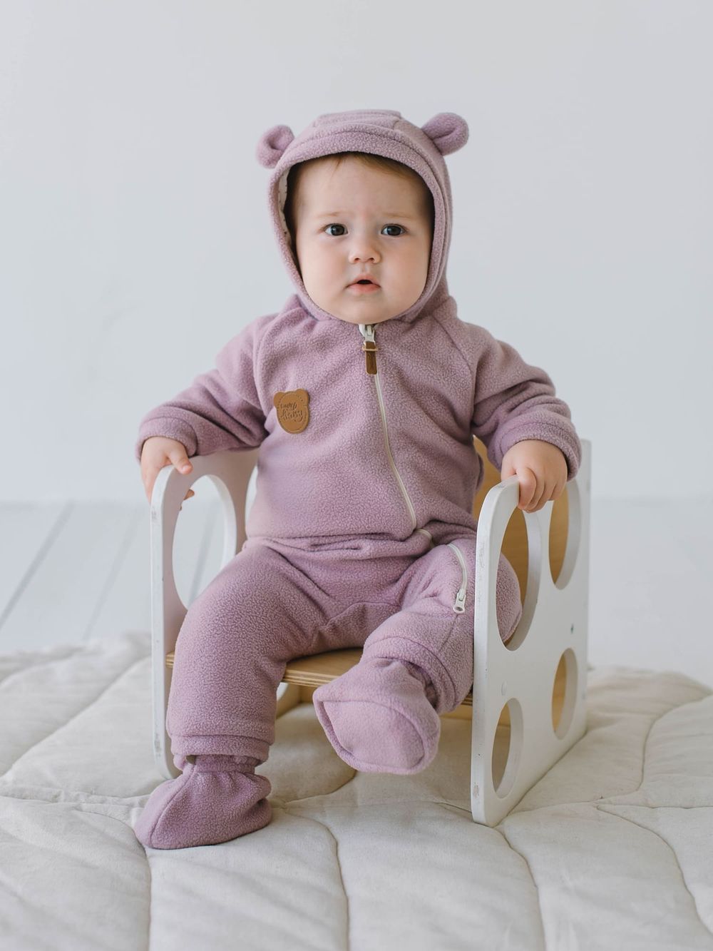 Сапожки флисовые "Орхидея" 0+