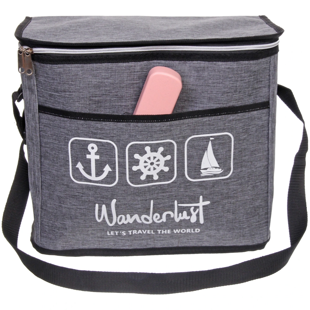 Термосумка 20 л, 36*18*30 см, M2050-1G, серый