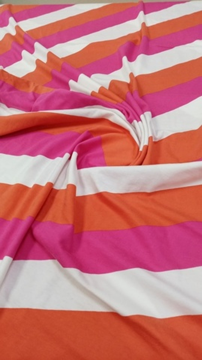 Кулир (принт). Косые полосы (100% хб)