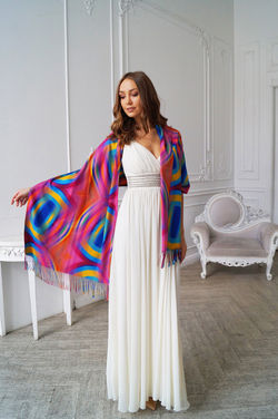 LIGVIANNI Палантин Kerchief Rainbow