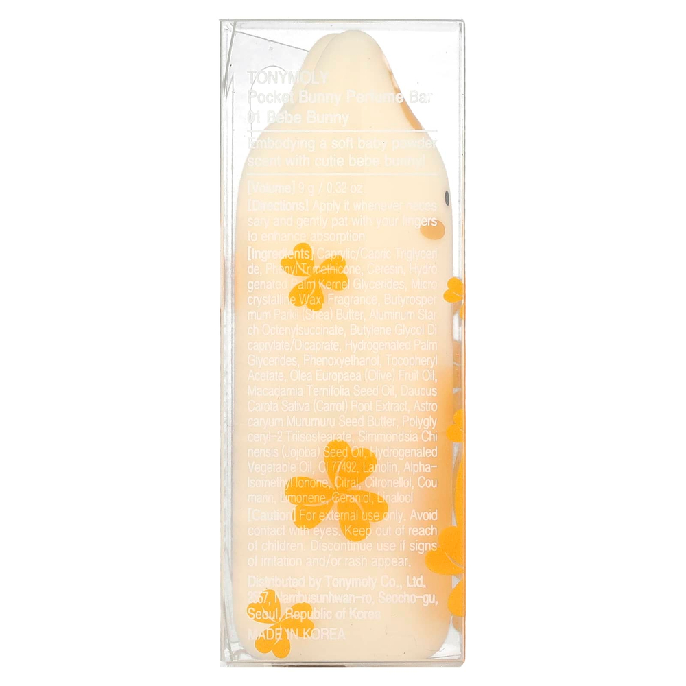 TonyMoly, парфюмерная композиция с зайчиком, оттенок 01 Bebe Bunny, 9 г (0,32 унции)