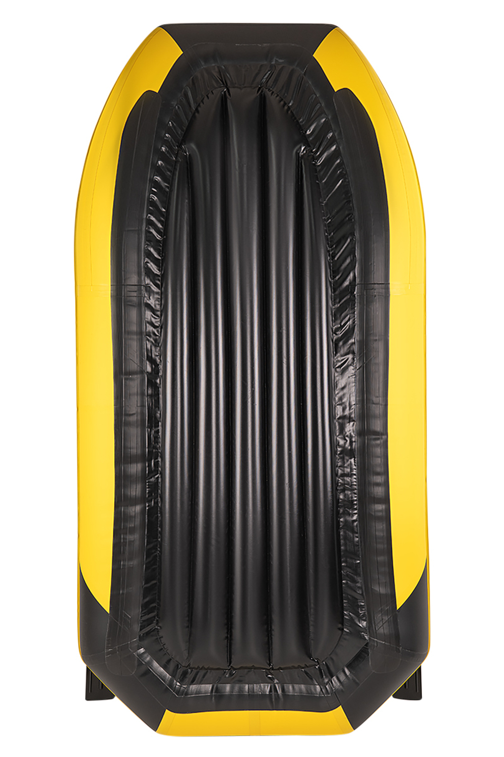 YACHTMAN-280 МНД НАДУВНОЕ ДНО (Яхтман) желтый-черный (лодка ПВХ с усилением)